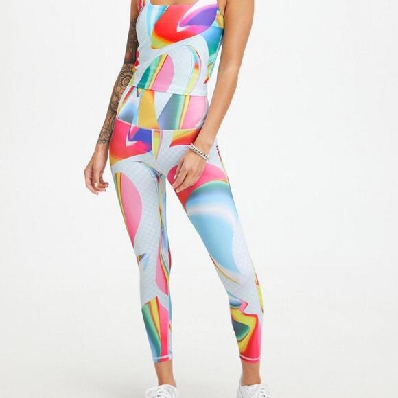 Fabletics Carnaval Pattern Matching Workout Set - Picture 1 of 8